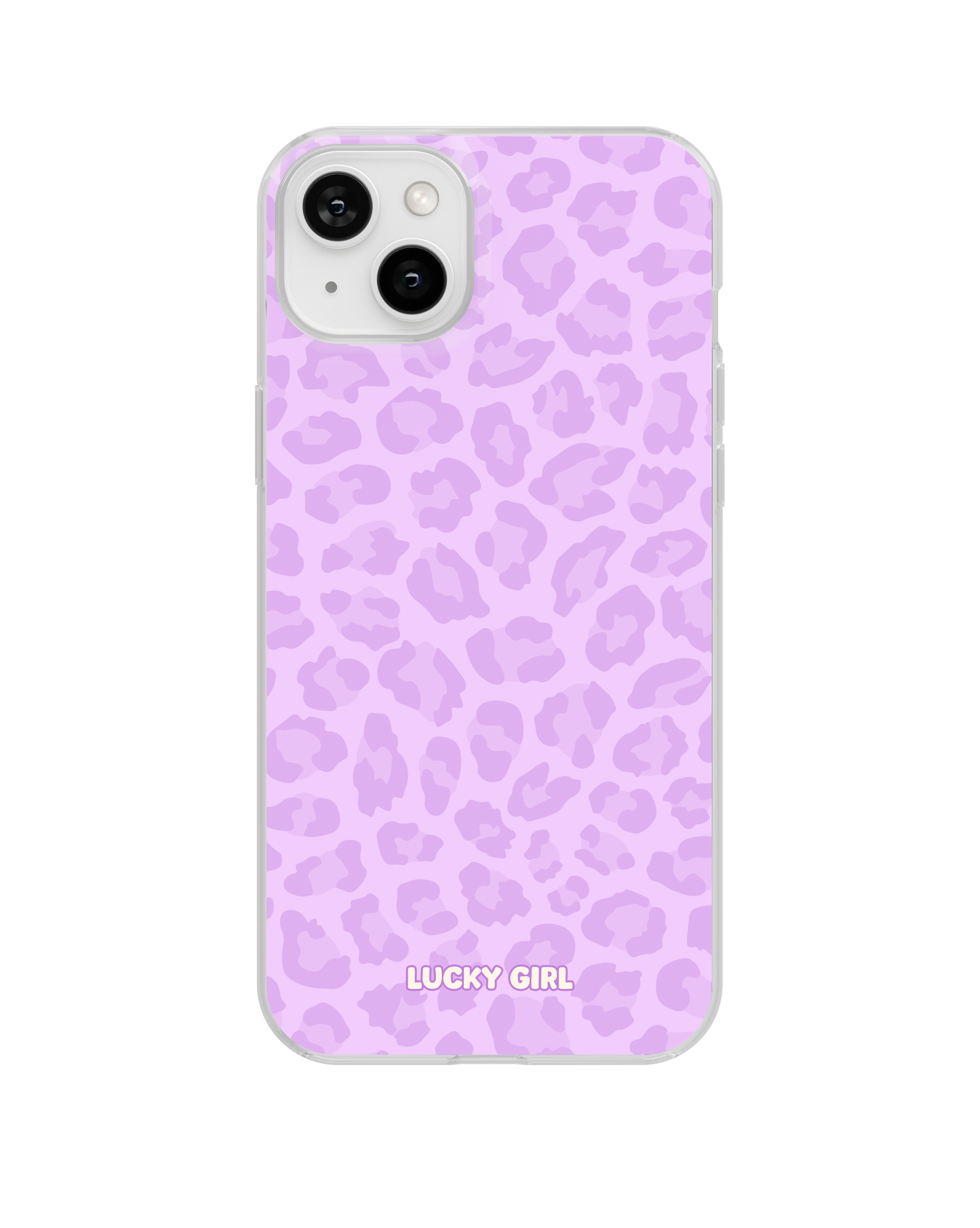 Lilac Leopard Clear Case Insert