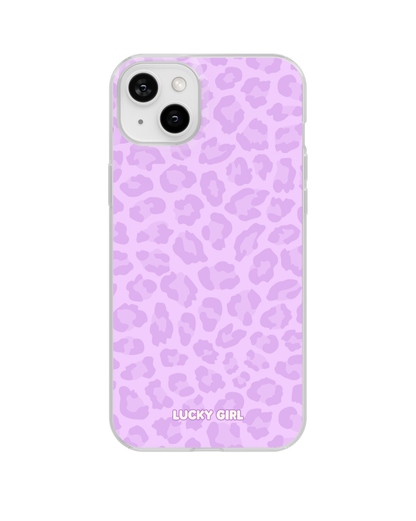 Lilac Leopard Clear Case Insert