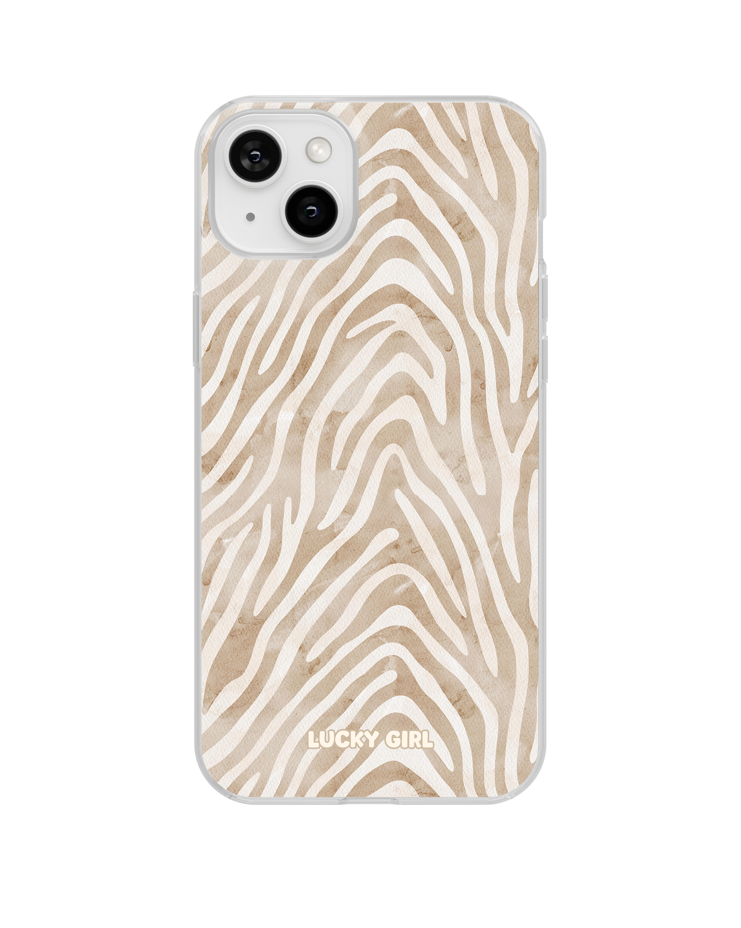 Sandstone Zebra Clear Case Insert