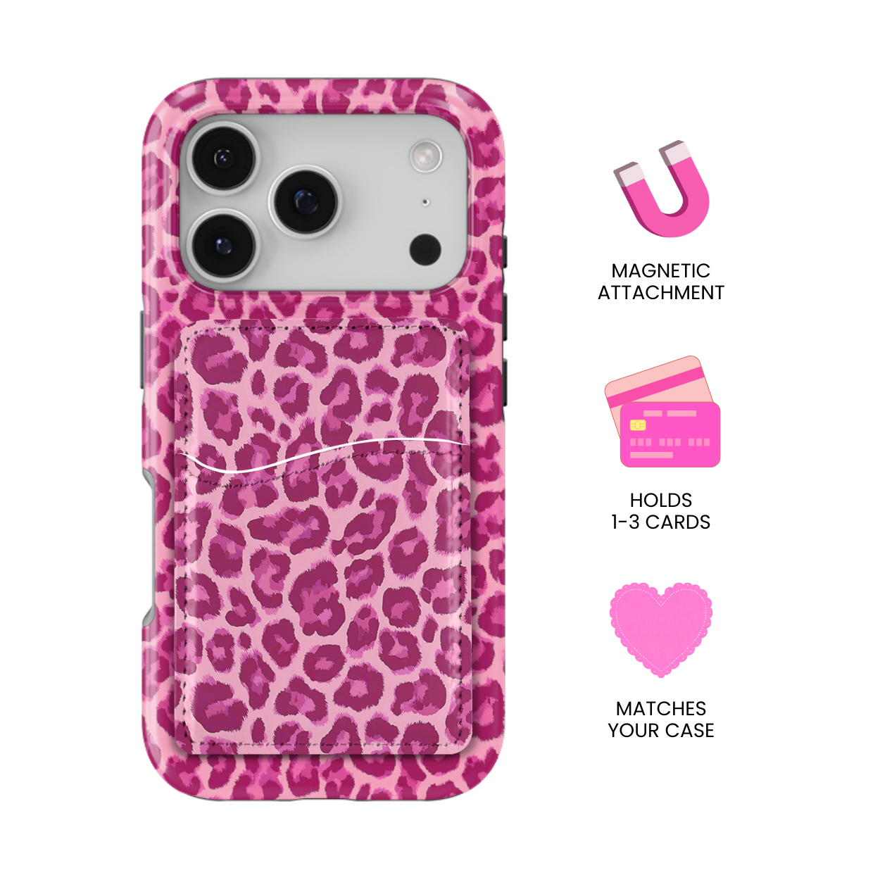 Goddess Leopard MagSafe Card Holder
