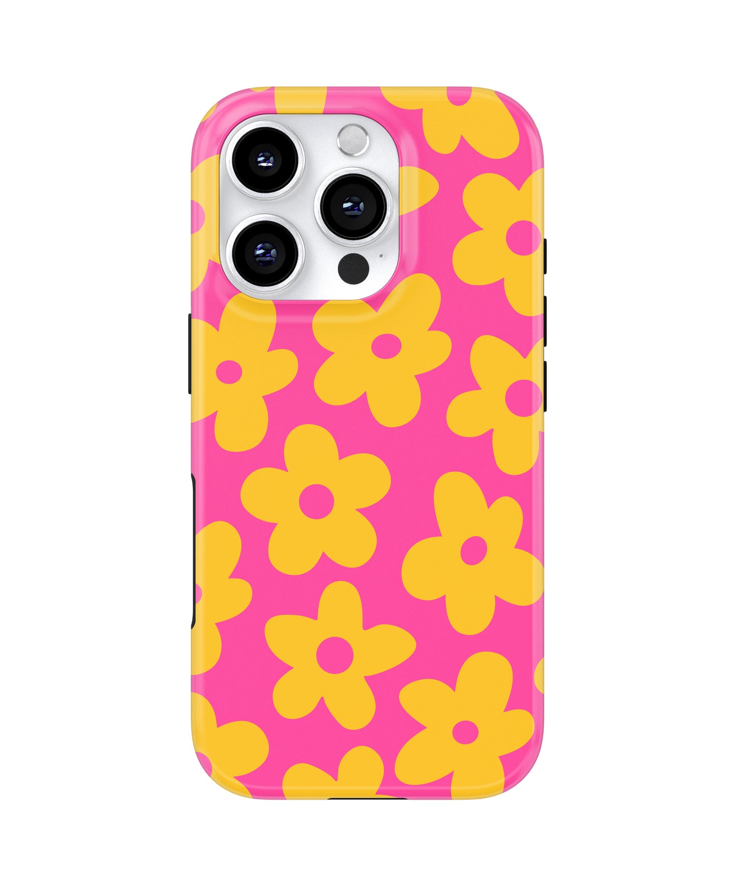 Pink Lemonade Big Blooms MagSafe Phone Case