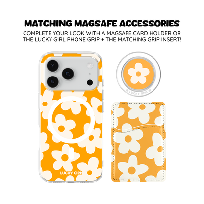 Creamsicle Big Blooms Clear Case Insert