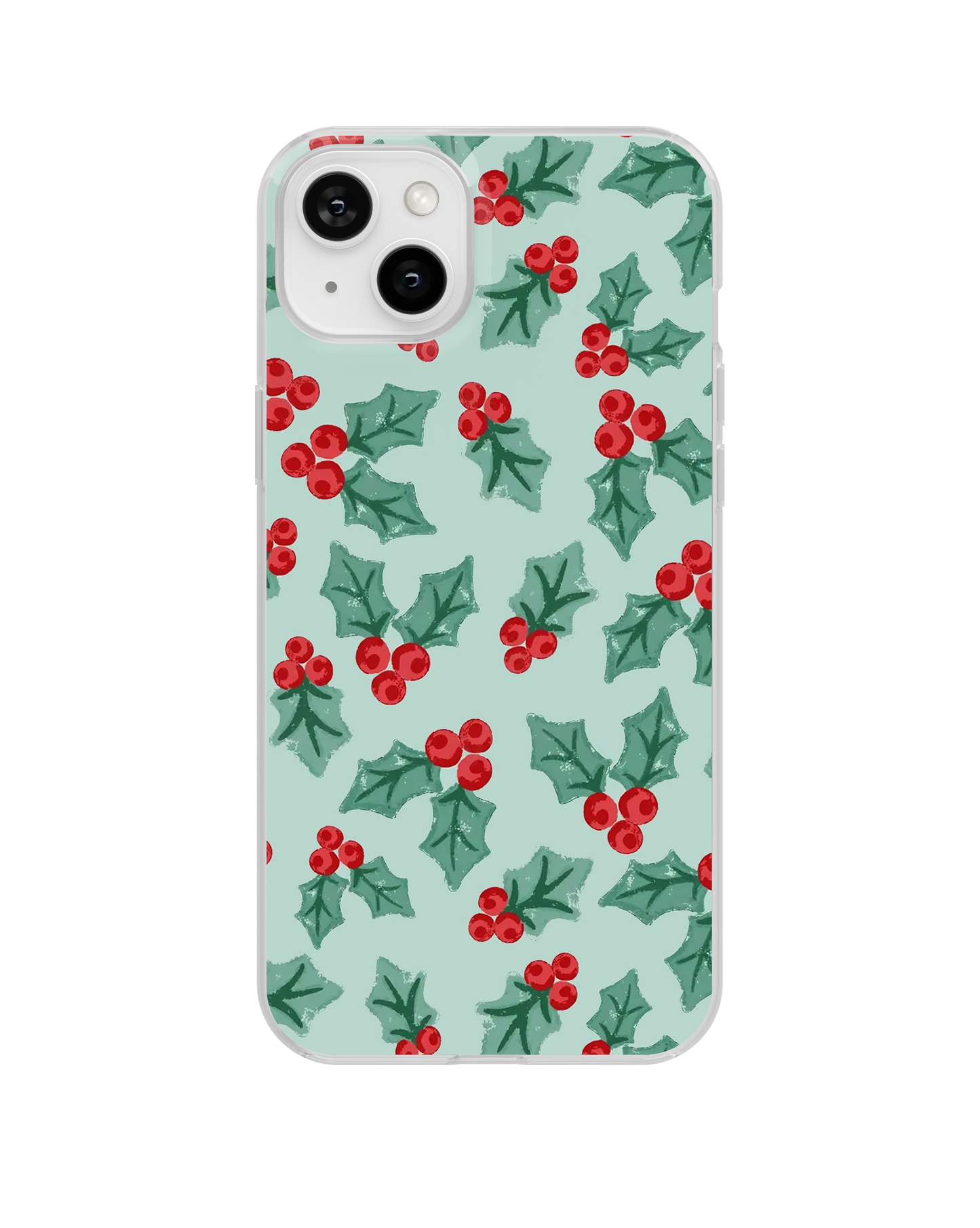 Holly Jolly Clear Case Insert