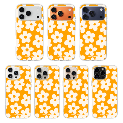 Creamsicle Big Blooms Clear Case Insert