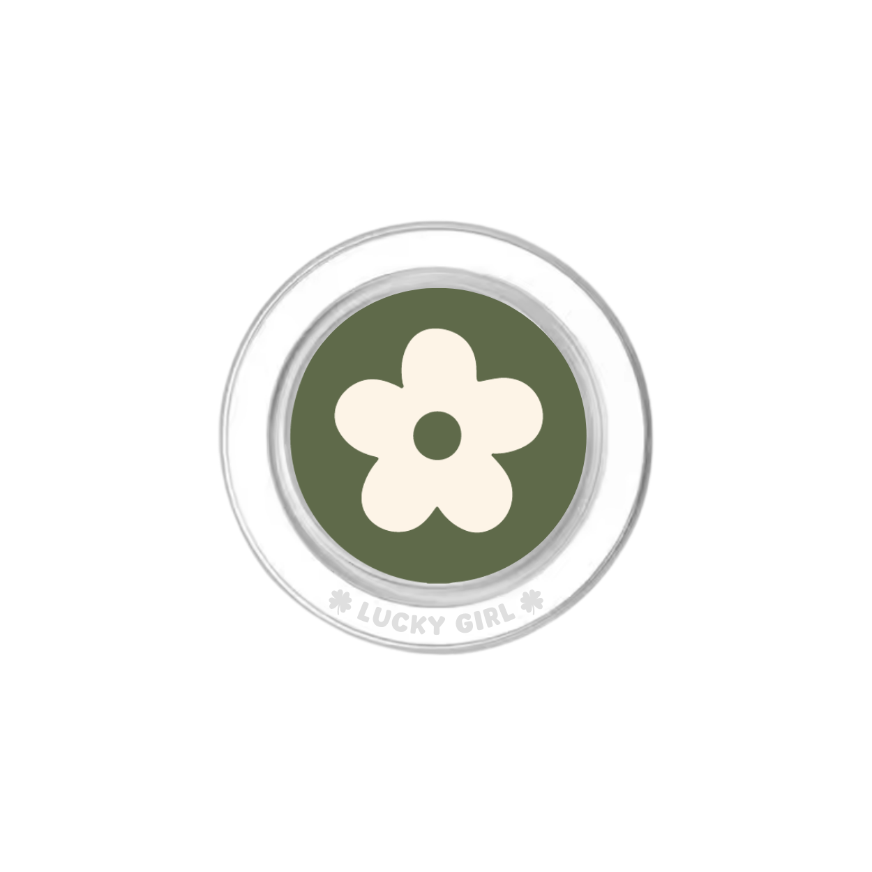 Moss Big Blooms Phone Grip Insert