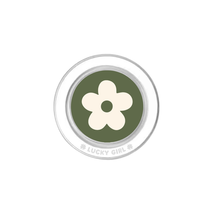 Moss Big Blooms Phone Grip Insert