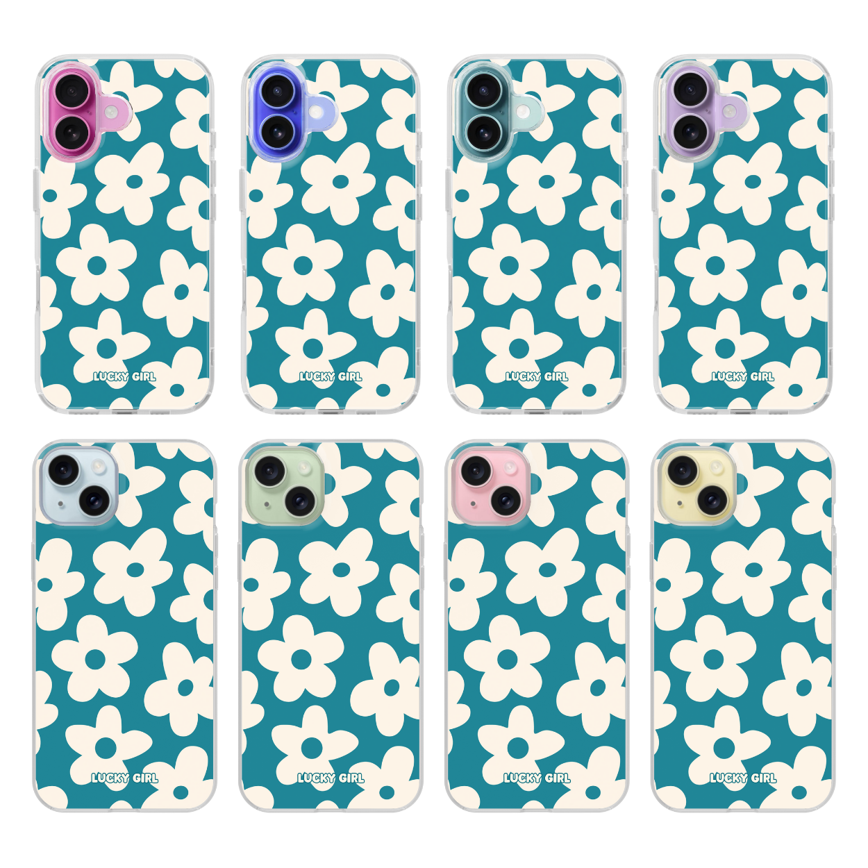Mermaid Jewel Big Blooms Clear Case Insert
