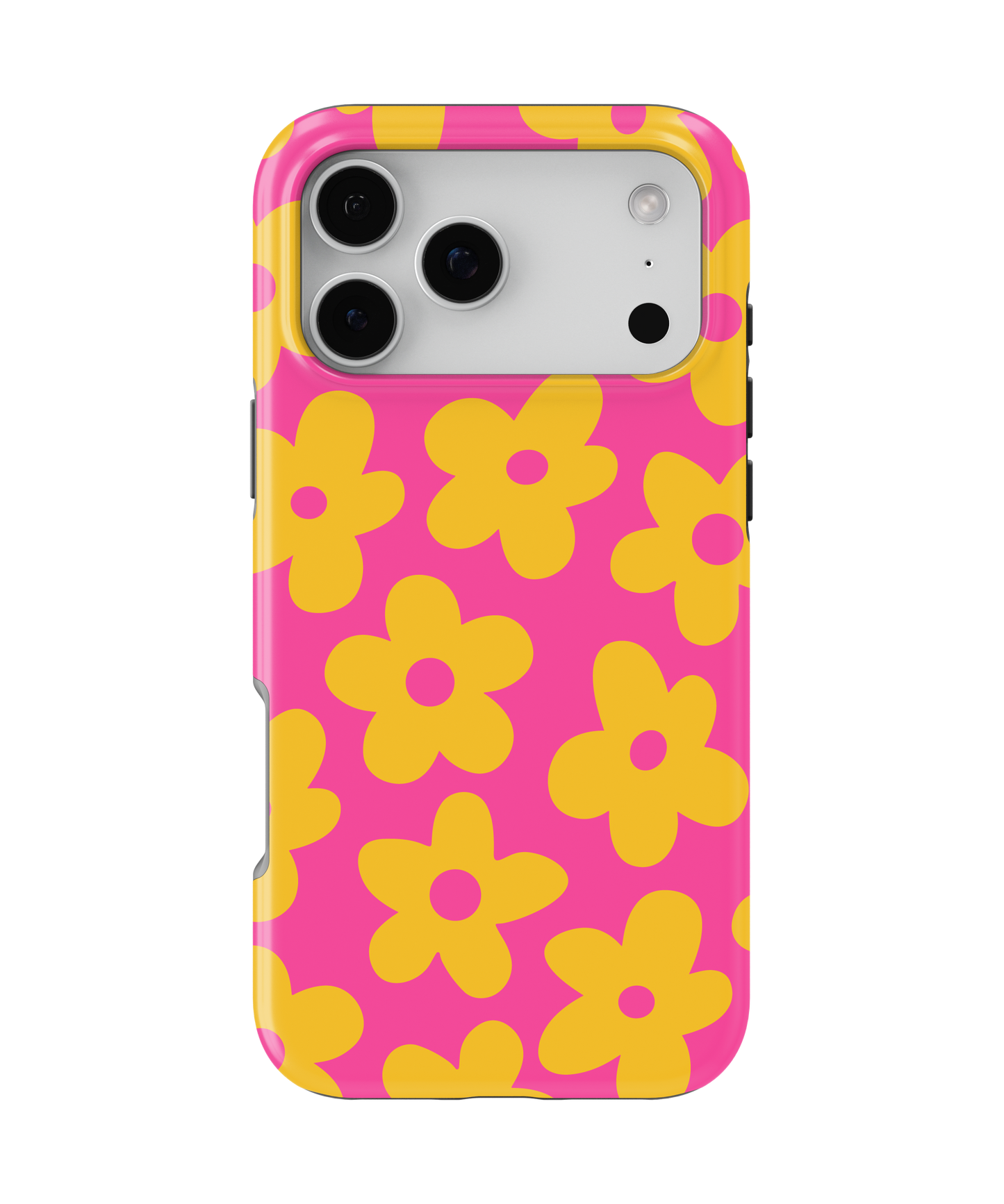 Pink Lemonade Big Blooms MagSafe Phone Case