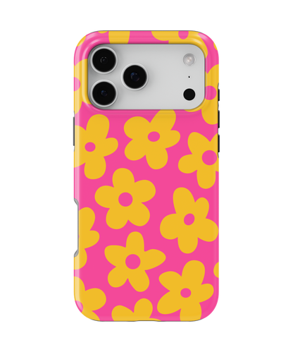 Pink Lemonade Big Blooms MagSafe Phone Case