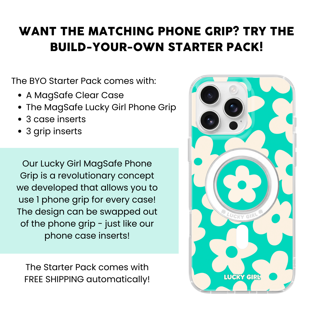 Calypso Big Blooms Clear Case Insert