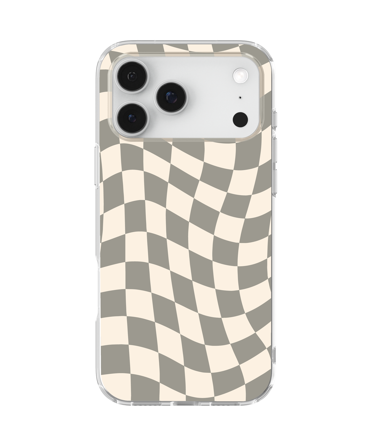 River Rock Wavy Checkers II Clear Case Insert