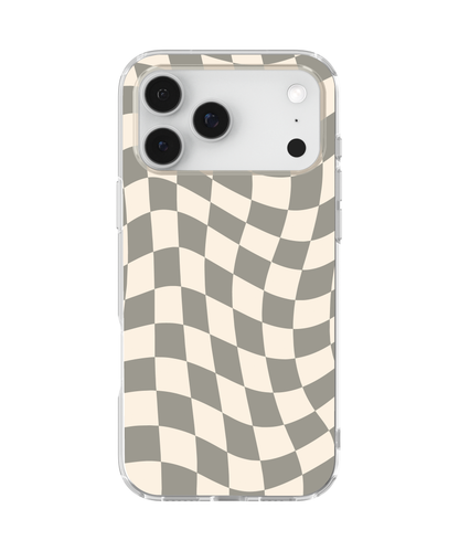 River Rock Wavy Checkers II Clear Case Insert