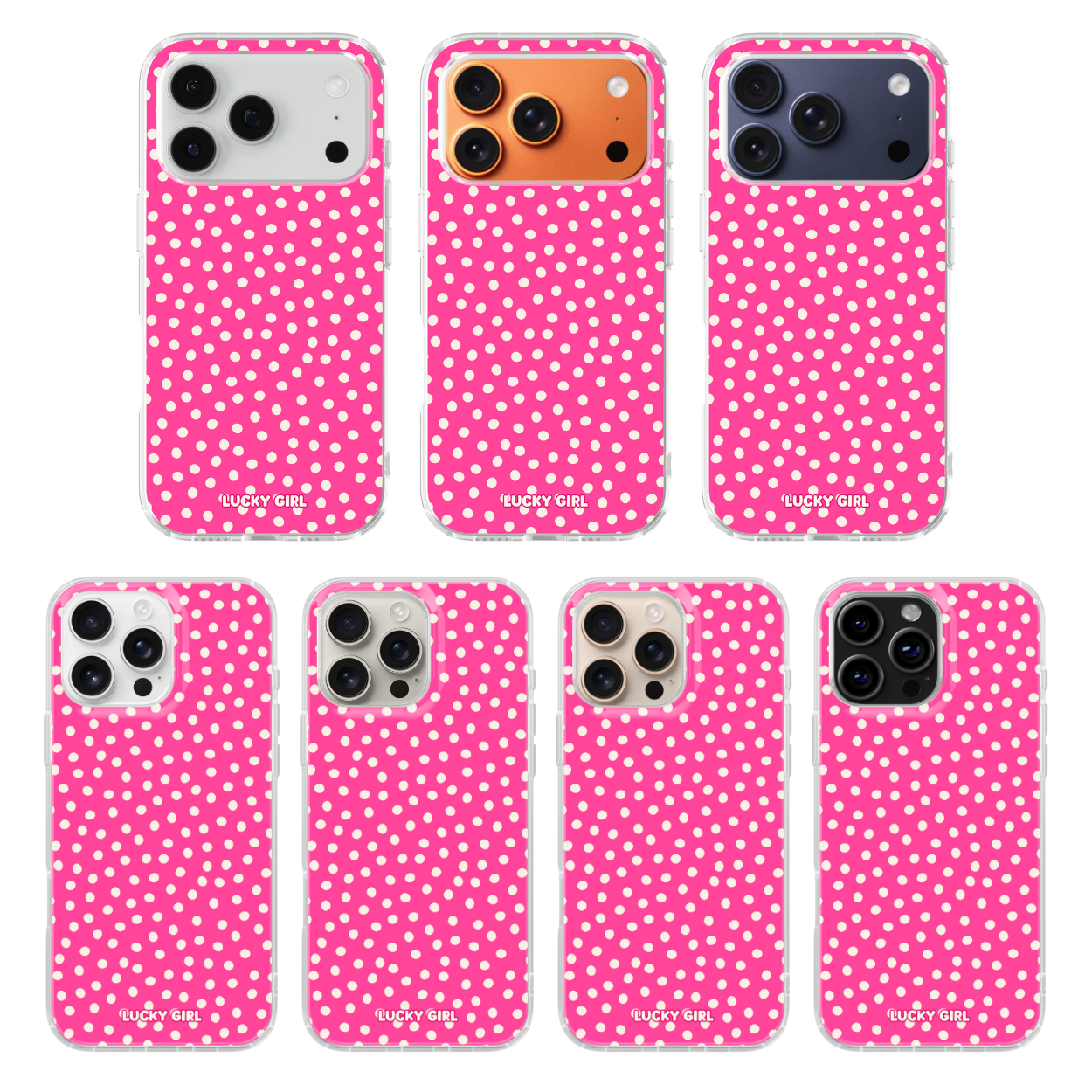 It Girl Dots Clear Case Insert