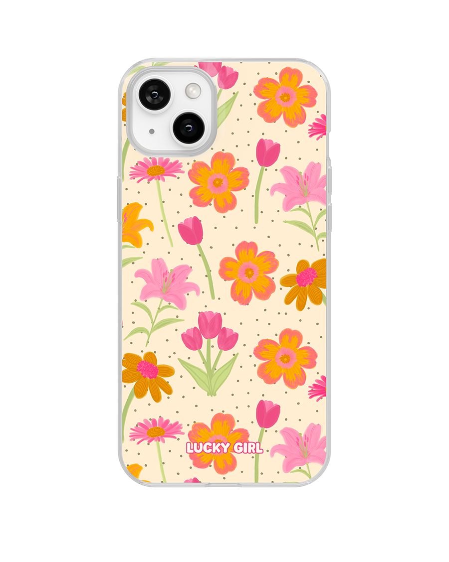 Polka Petals Clear Case Insert