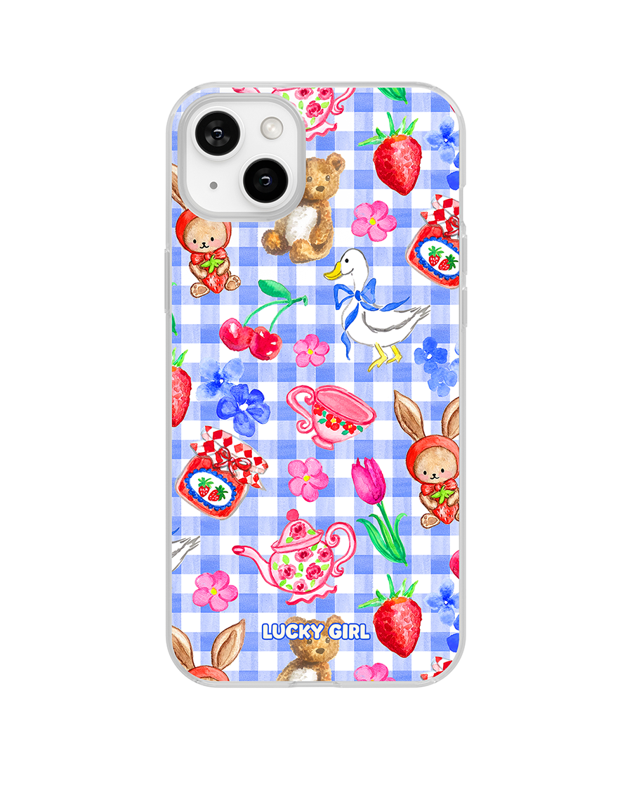 Gingham Goose Clear Case Insert