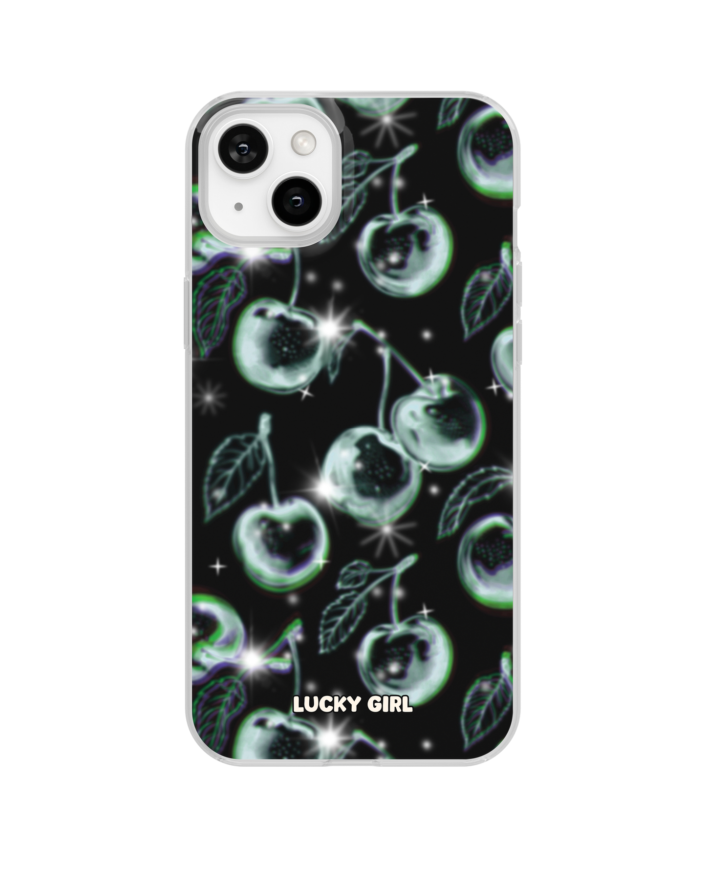 Chrome Cherries Clear Case Insert