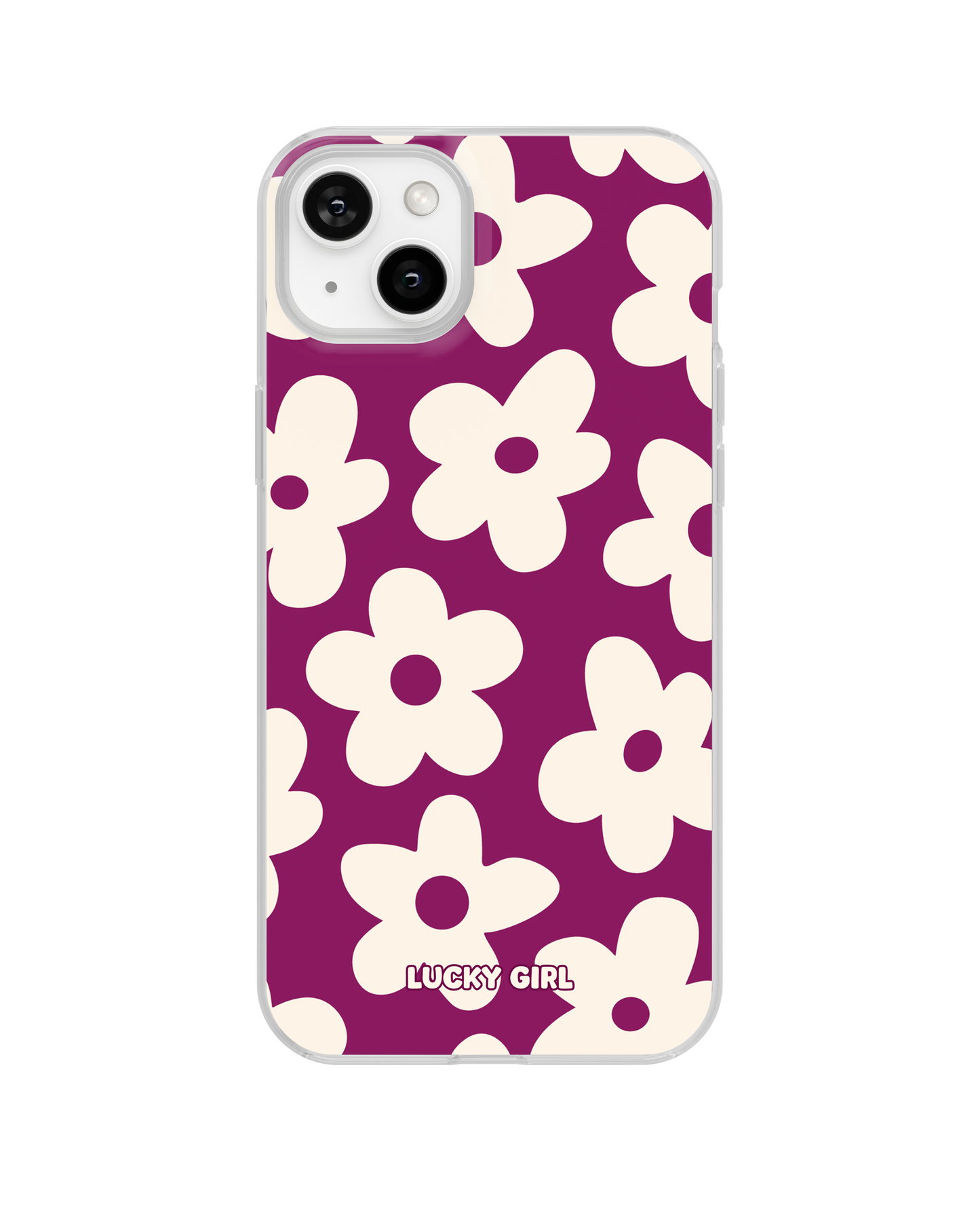 Velvet Big Blooms Clear Case Insert