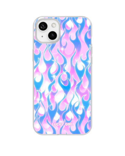 Ultraviolet Flames Clear Case Insert