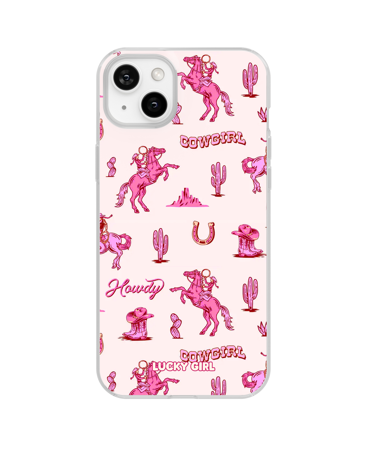 Classic Cowgirl Clear Case Insert