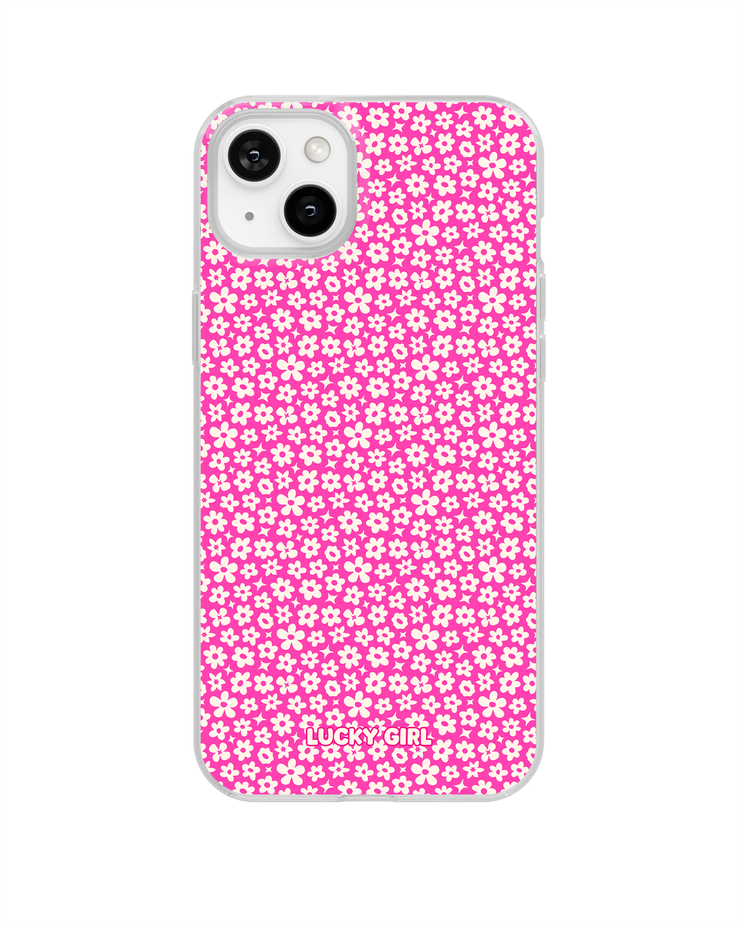 Raspberry Little Blooms Clear Case Insert