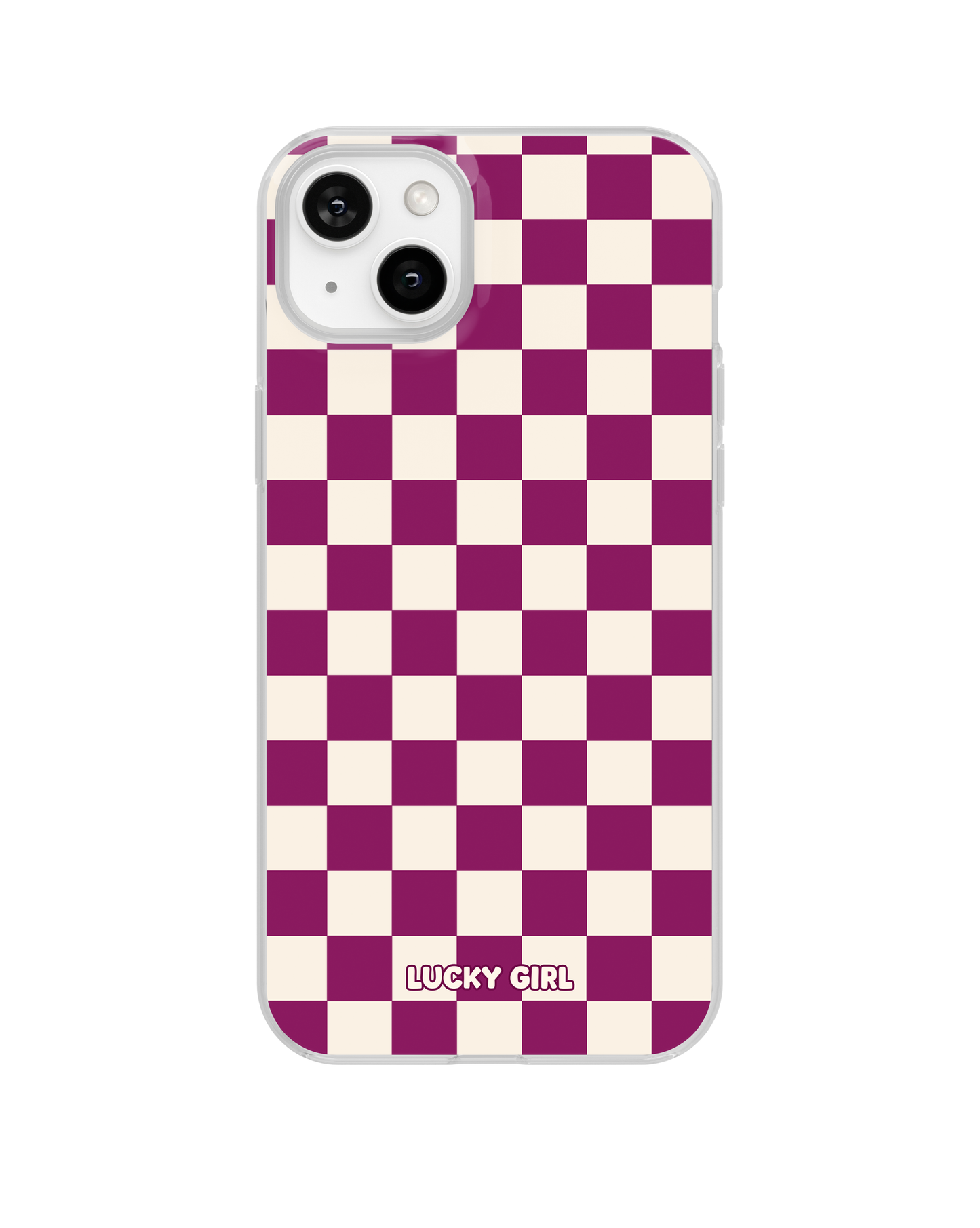 Velvet Checkers II Clear Case Insert