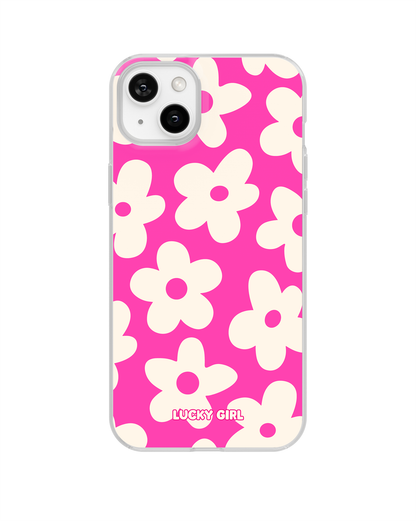 Raspberry Big Blooms Clear Case Insert