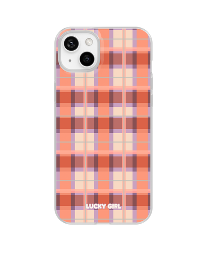Jelly Bean Plaid Clear Case Insert