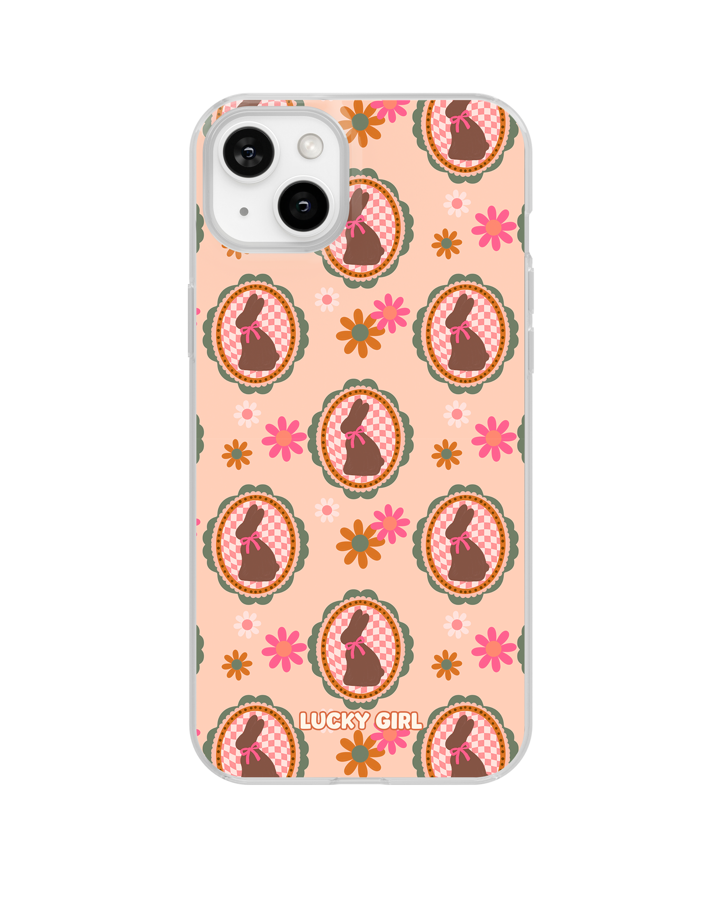 Chocolate Bunnies Clear Case Insert