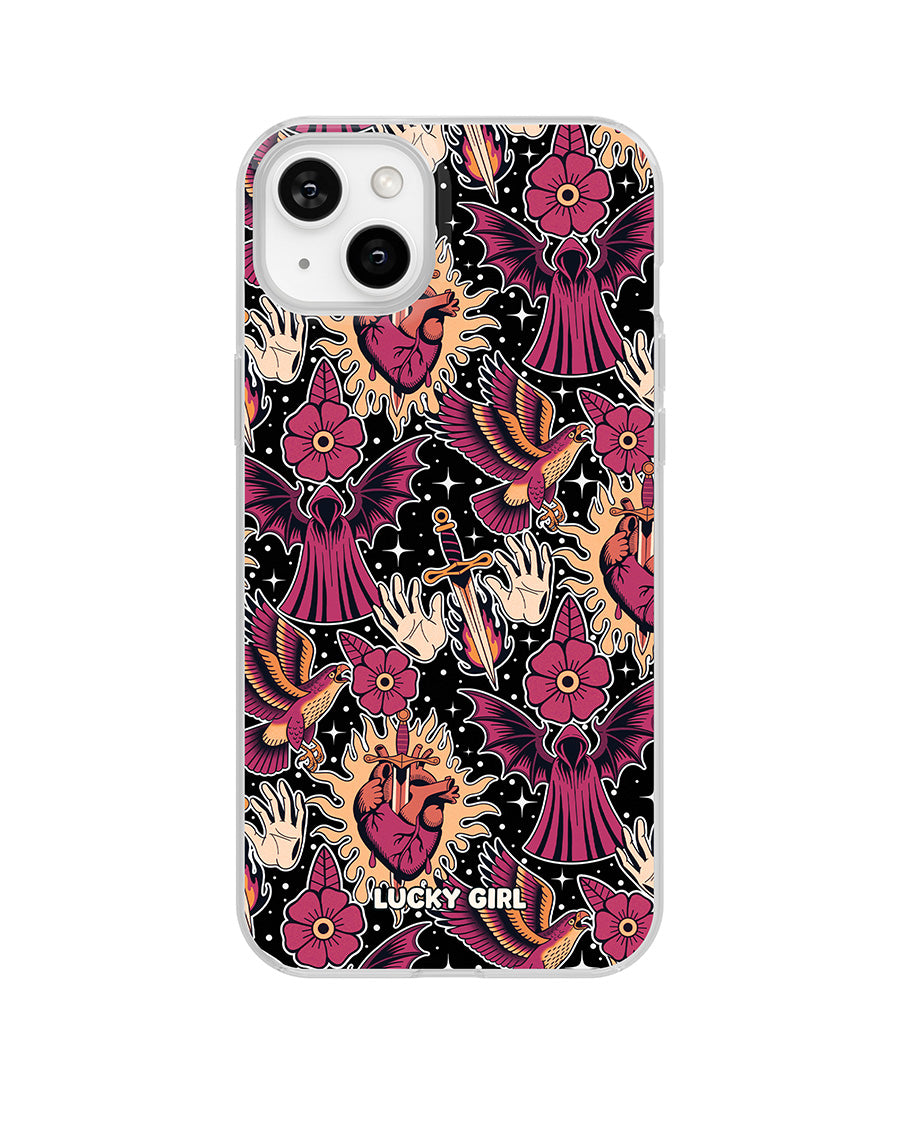 Silent Heart Clear Case Insert