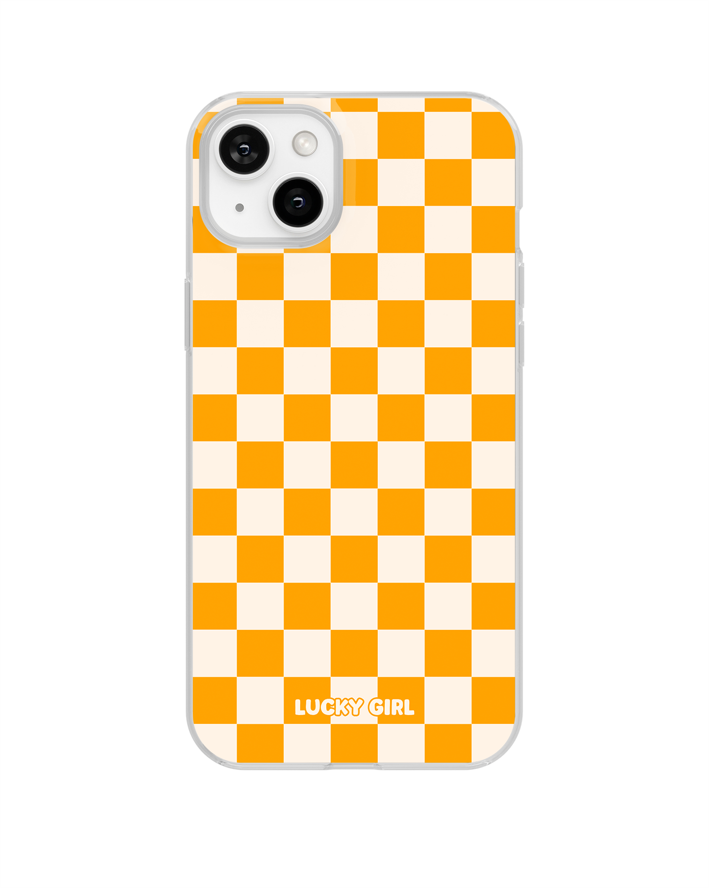 Creamsicle Checkers II Clear Case Insert
