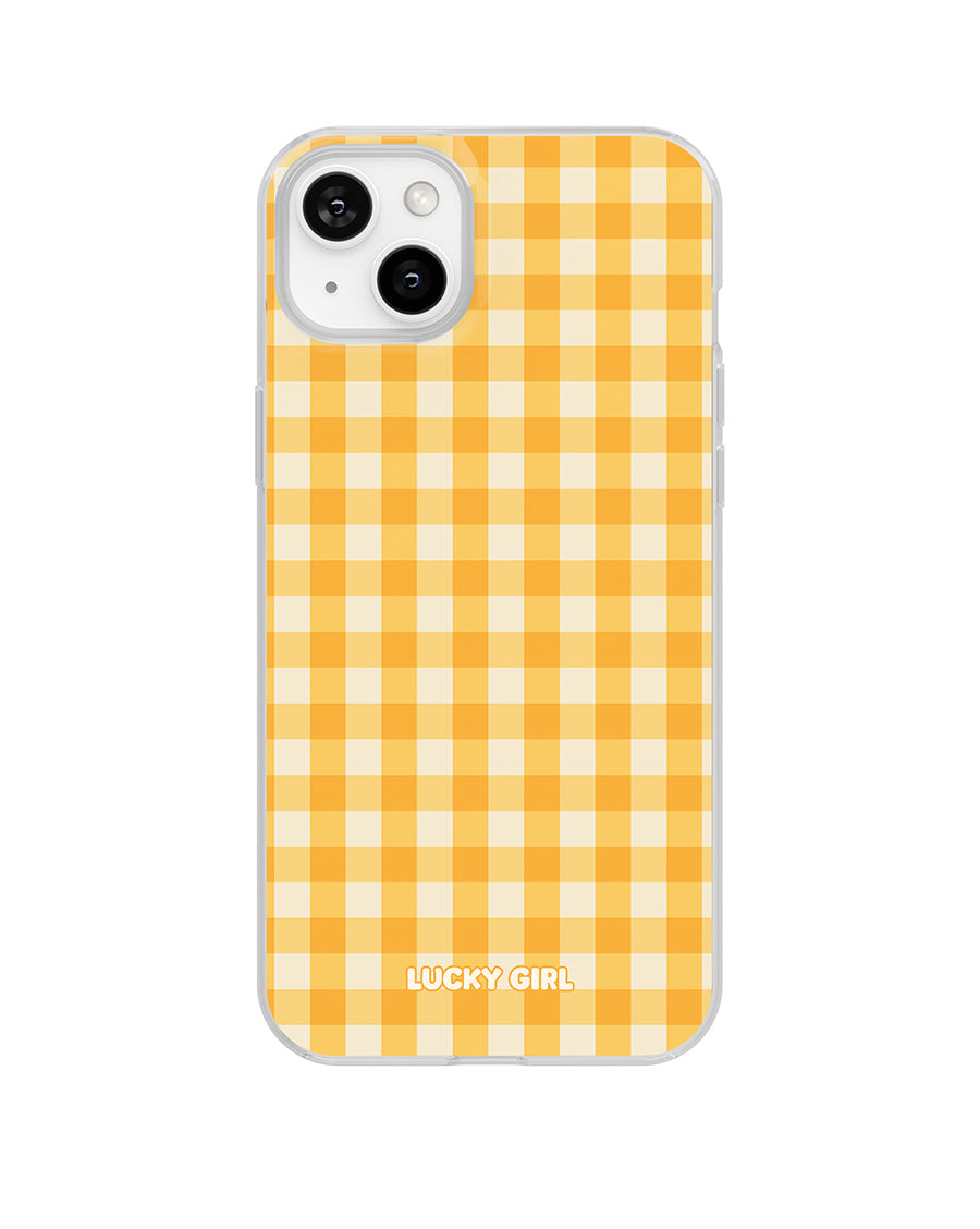 Sunshine Gingham Clear Case Insert