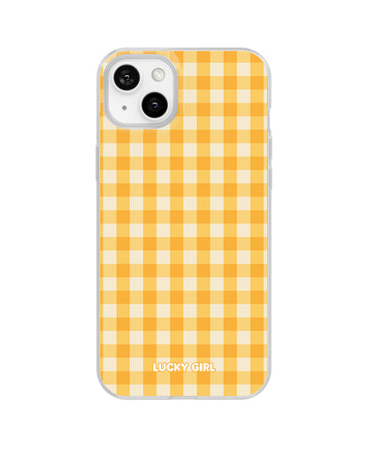 Sunshine Gingham Clear Case Insert