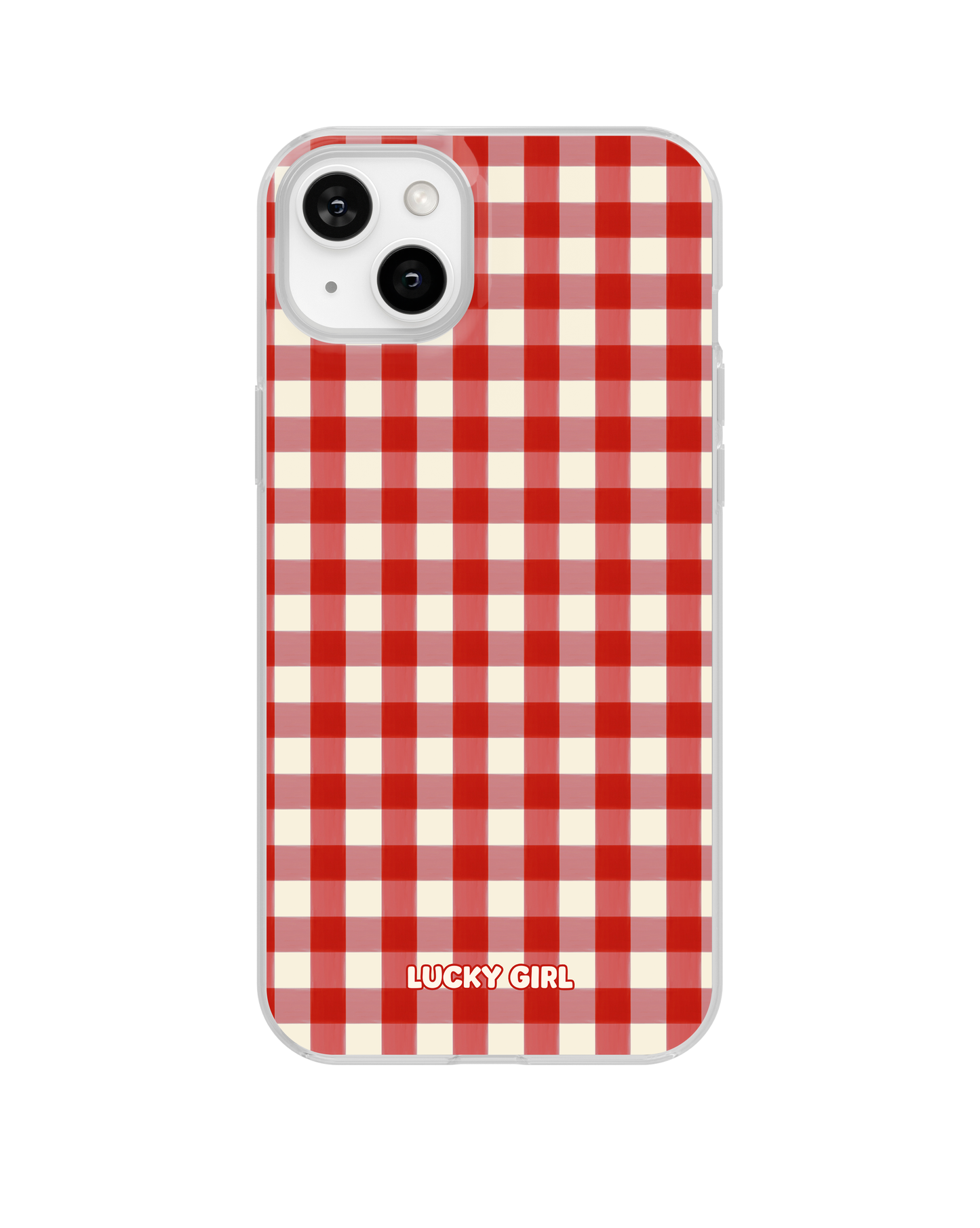 Apple Gingham Clear Case Insert