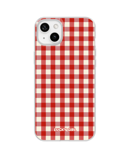 Apple Gingham Clear Case Insert