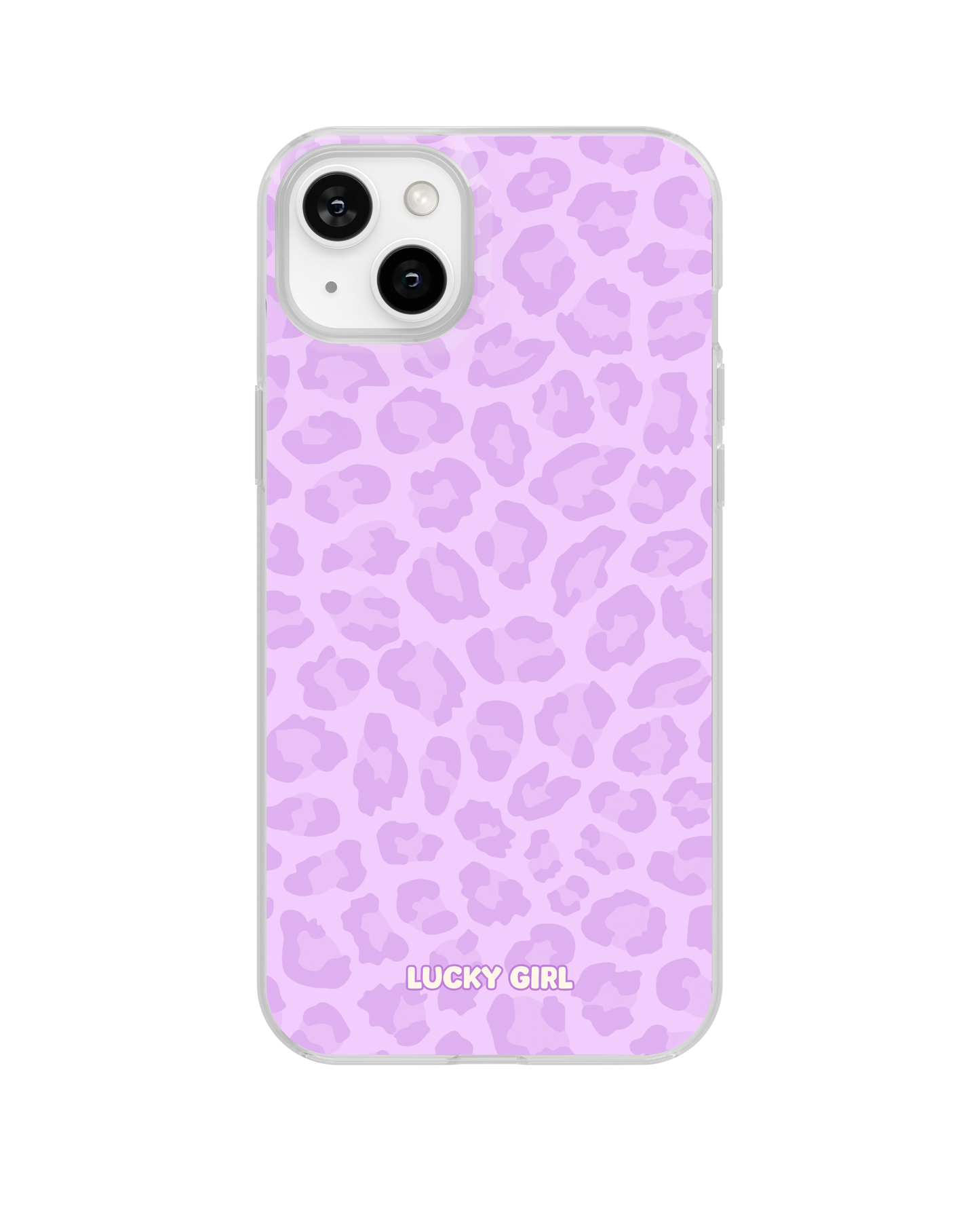 Lilac Leopard Clear Case Insert