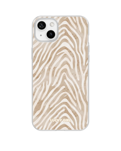 Sandstone Zebra Clear Case Insert