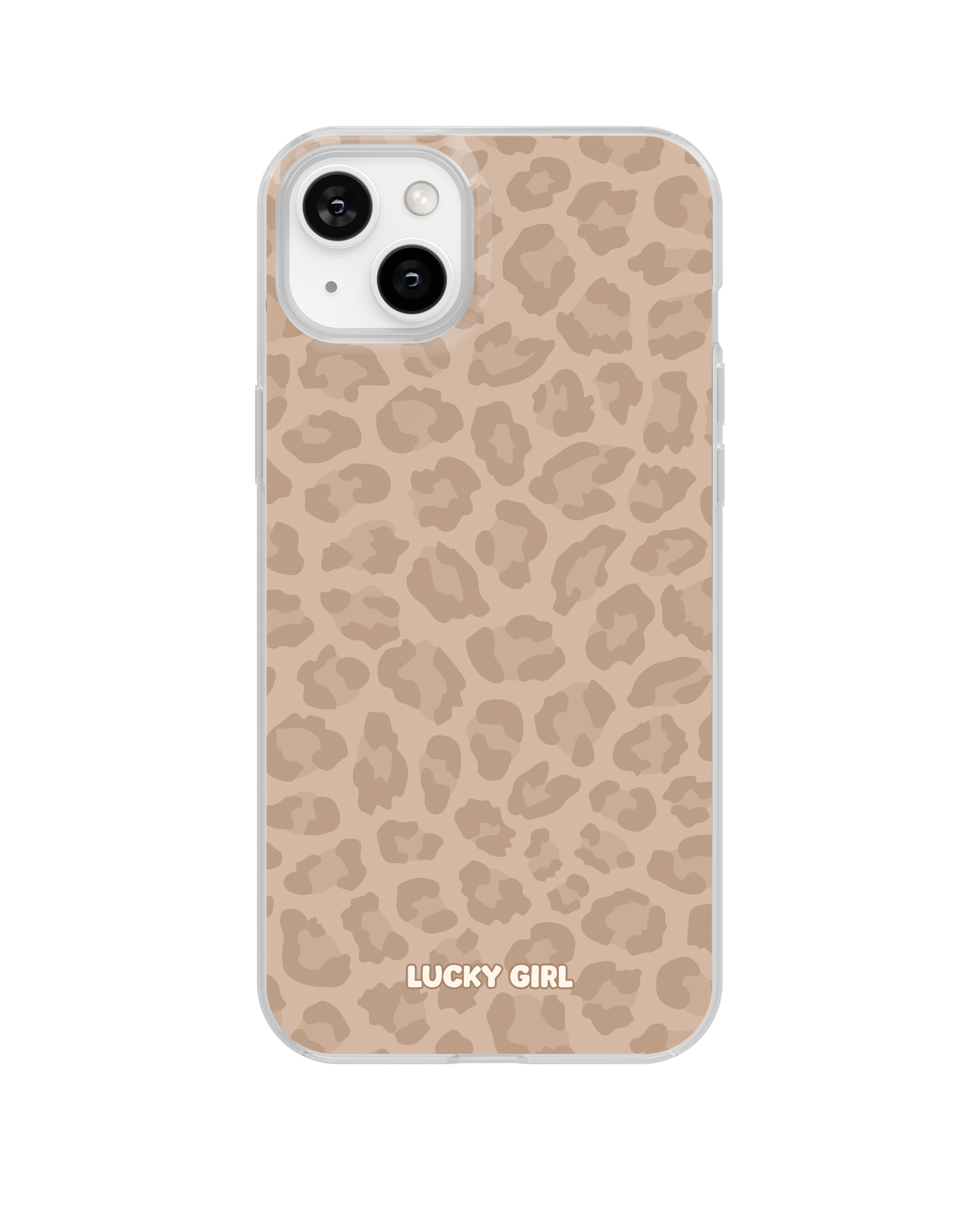 Chestnut Leopard Clear Case Insert