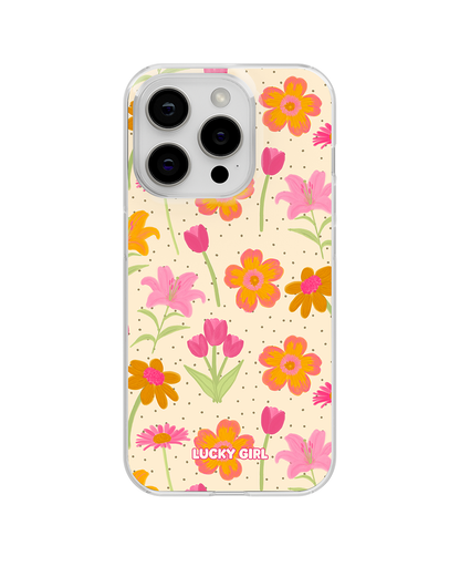 Polka Petals Clear Case Insert