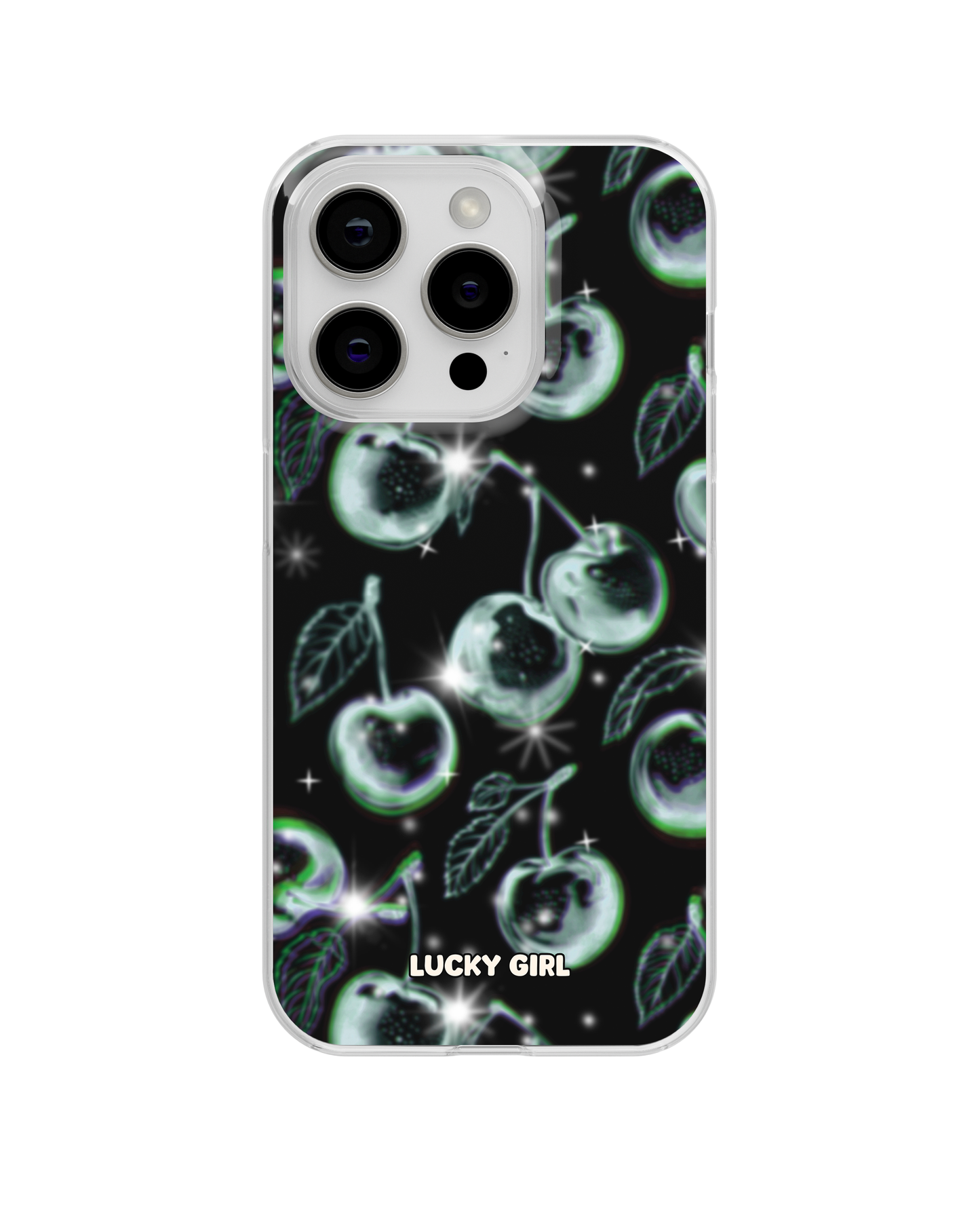 Chrome Cherries Clear Case Insert