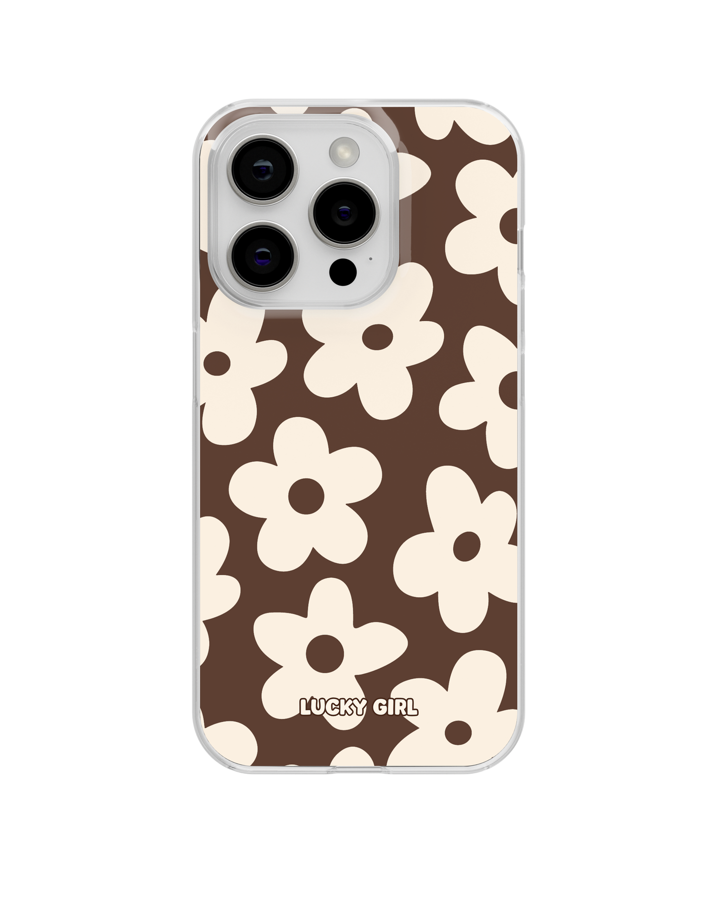 Espresso Big Blooms Clear Case Insert