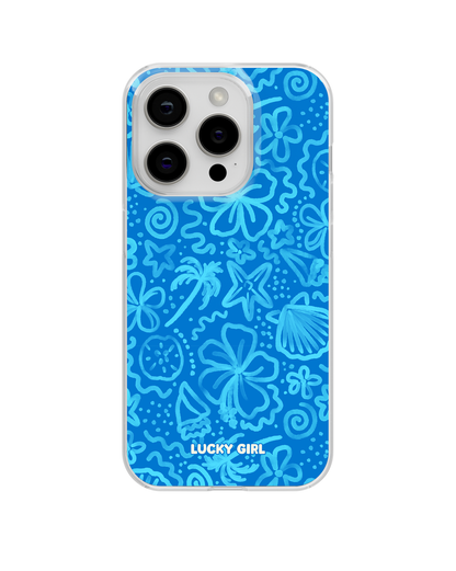 Blue Lagoon Island Doodles Clear Case Insert