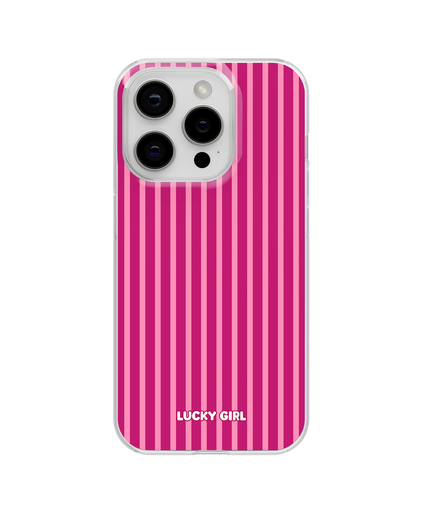 Berry Stripes Clear Case Insert