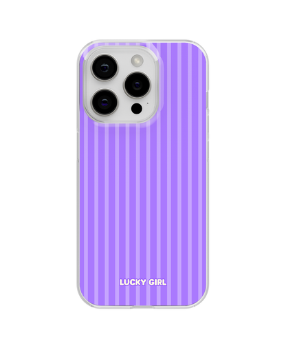 Ube Stripes Clear Case Insert