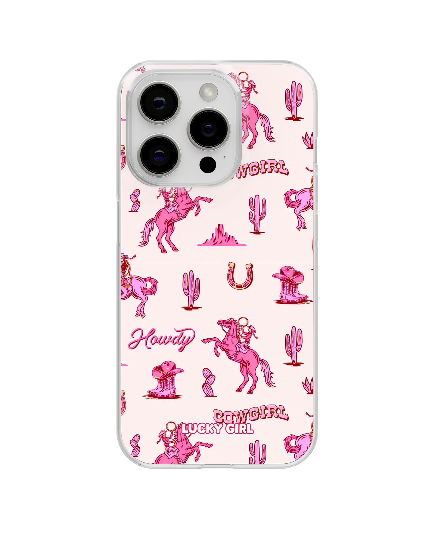 Classic Cowgirl Clear Case Insert