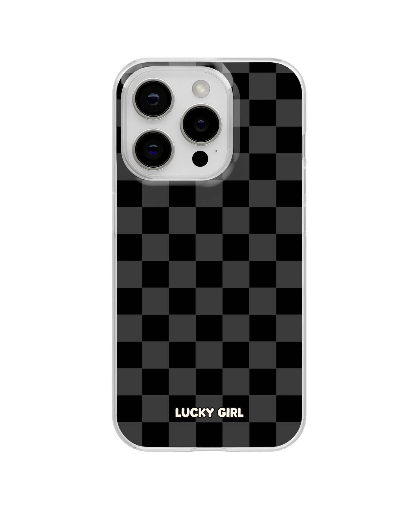 Onyx Checkers Clear Case Insert