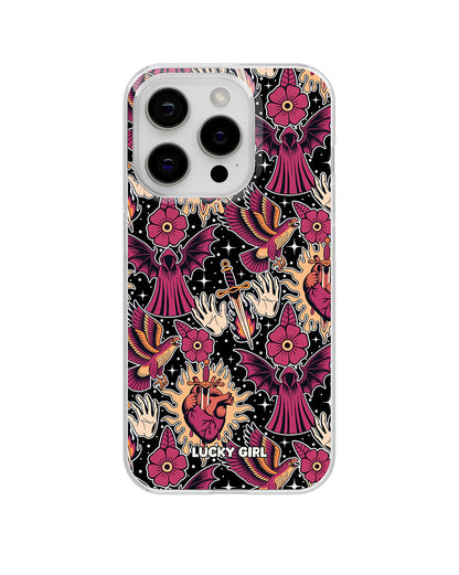 Silent Heart Clear Case Insert