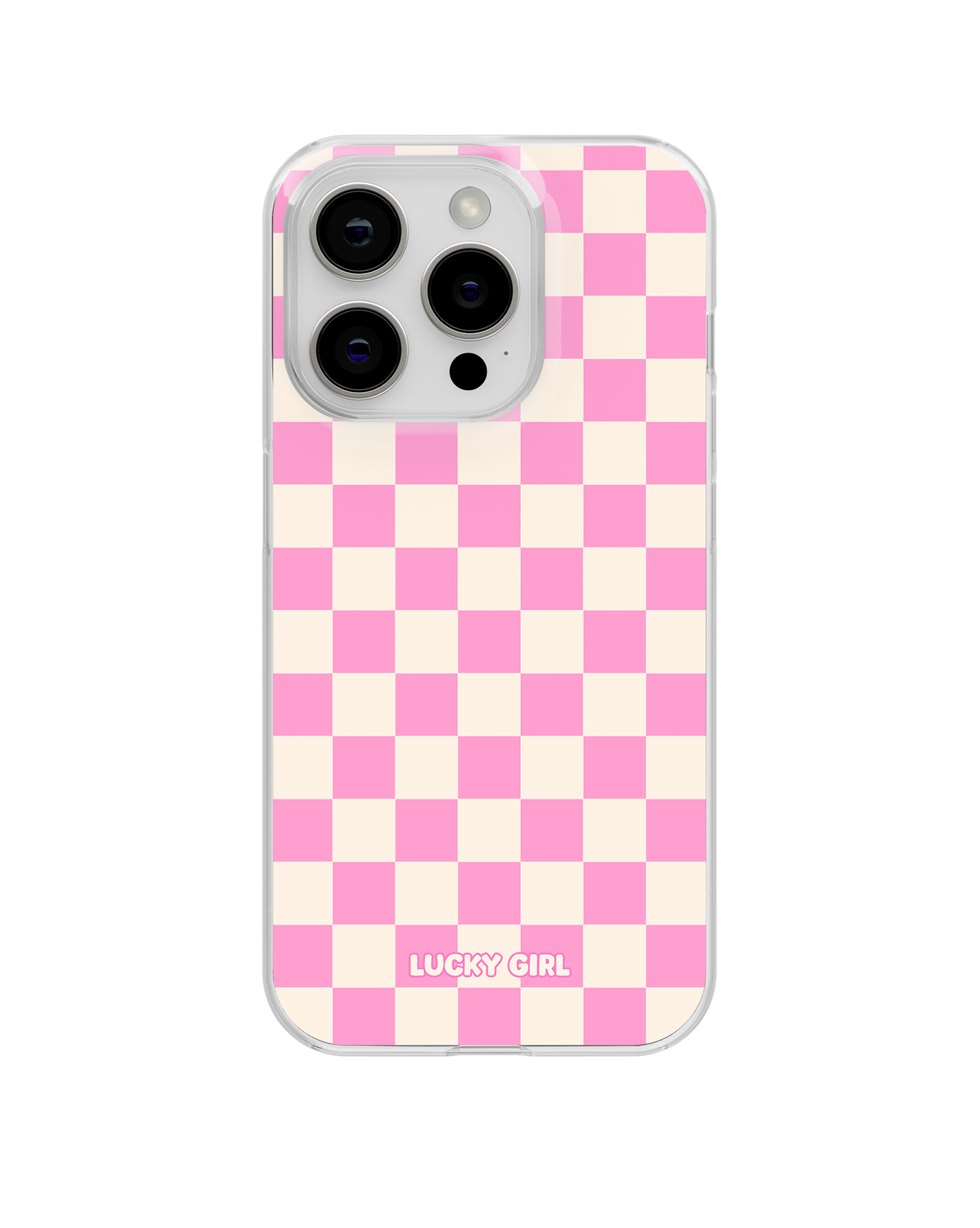 Bubblegum Checkers II Clear Case Insert