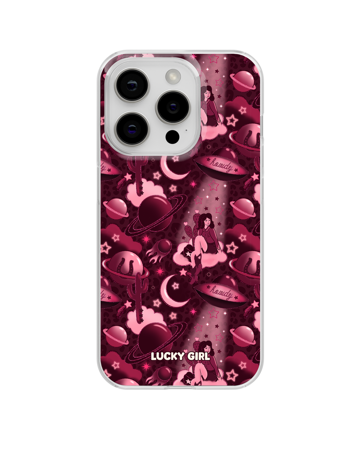 Cosmic Cowgirl Clear Case Insert