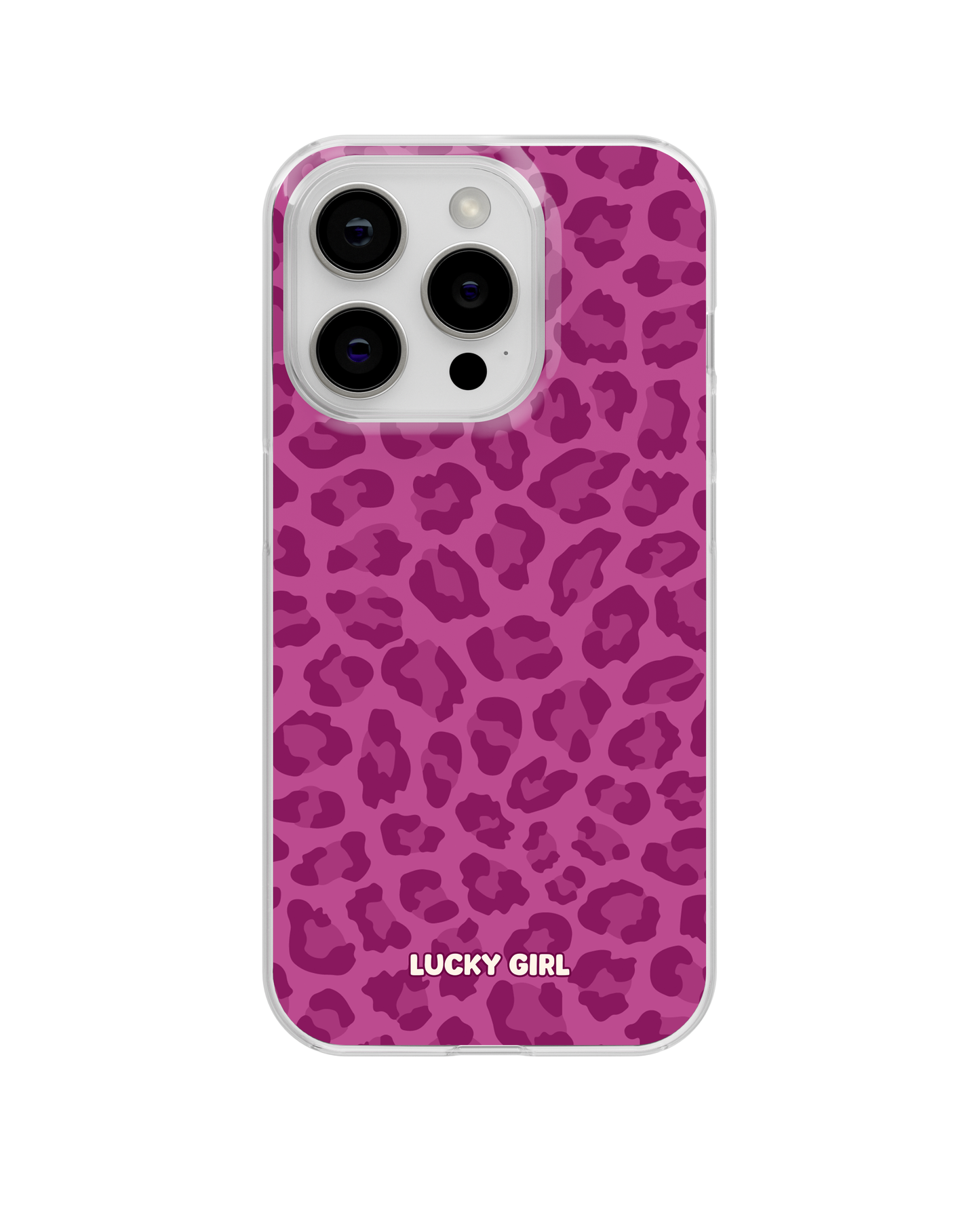 Velvet Leopard Clear Case Insert