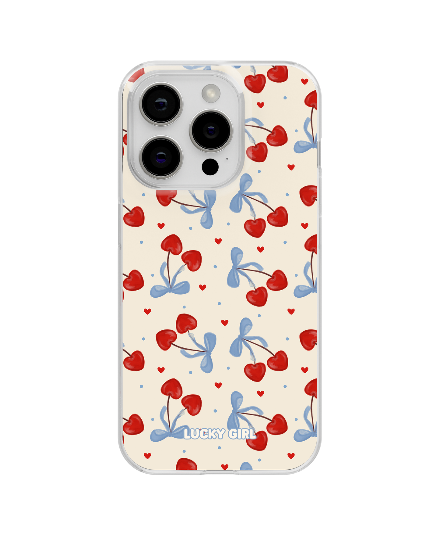 Cherry Cute Clear Case Insert